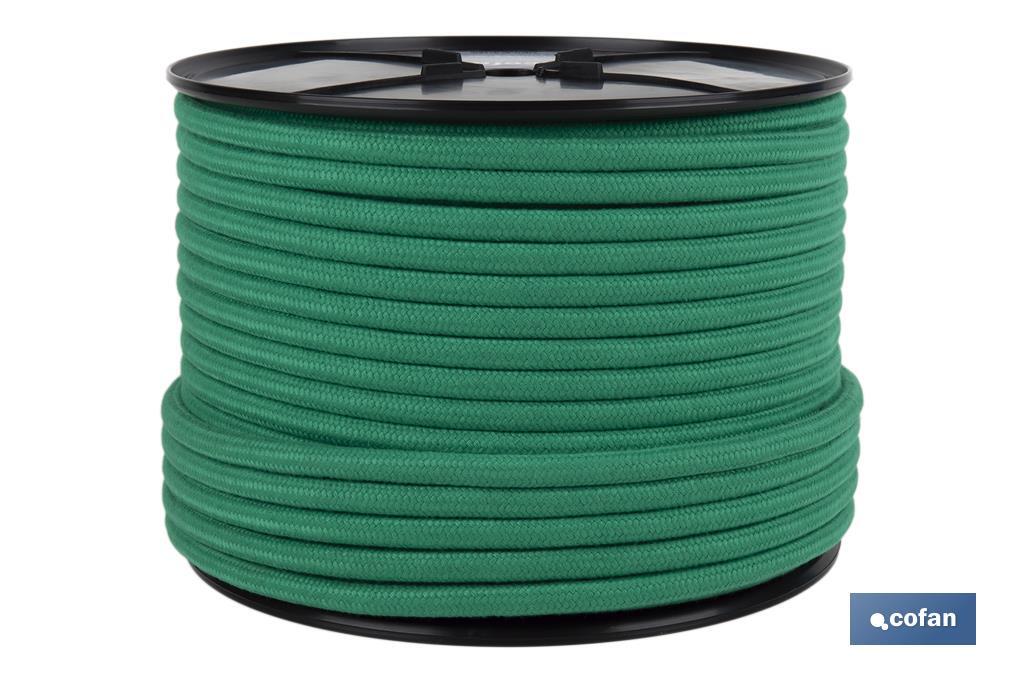 CARRETE ESCOTA NÁUTICA 12 MM 100 M VERDE (PACK: 1 UDS)