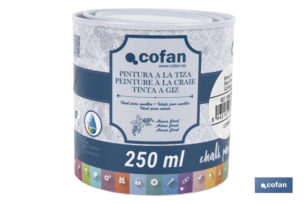 PINTURA A LA TIZA, CHALK PAINT, BLANCO TIZA 250 ML