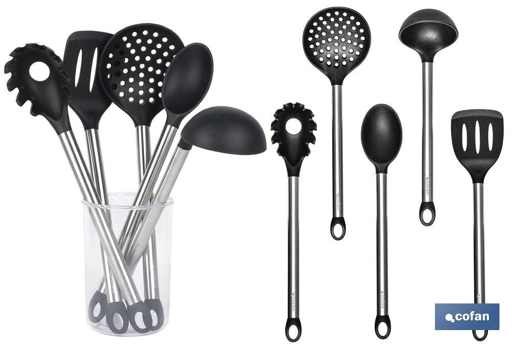 SET DE 6 UTENSILIOS DE COCINA GAMA NEIGE