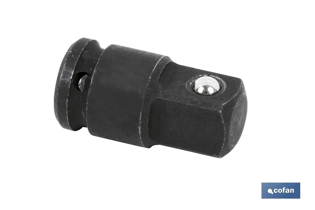 Adaptador de impacto 3/8 a 1/4| Con cuadradillo macho 1/4 y hembra de 3/8  | Fabricado especial para herramientas de impacto