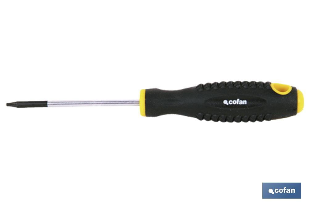 Destornillador Torx DIN 50150 | Modelo Comfort plus | Medidas de huella desde T-6 hasta T-40