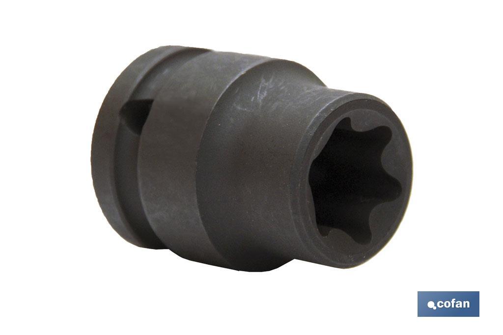 Vaso de impacto Torx de 1/2 | Modelo Hembra | Disponible en varias medidas