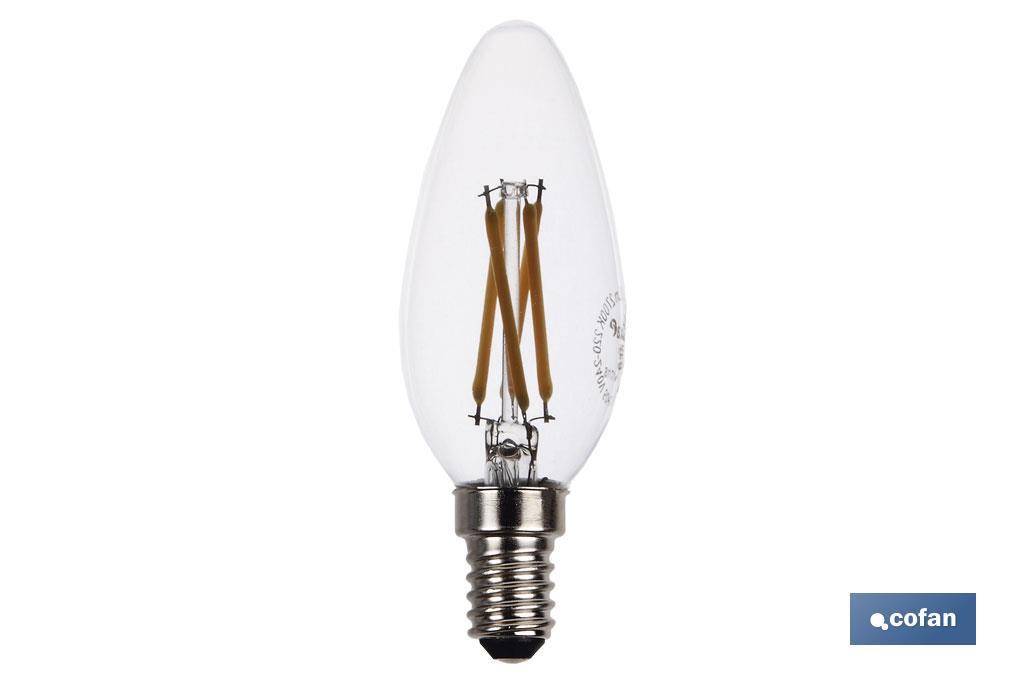 Bombilla Led Vela Filamento